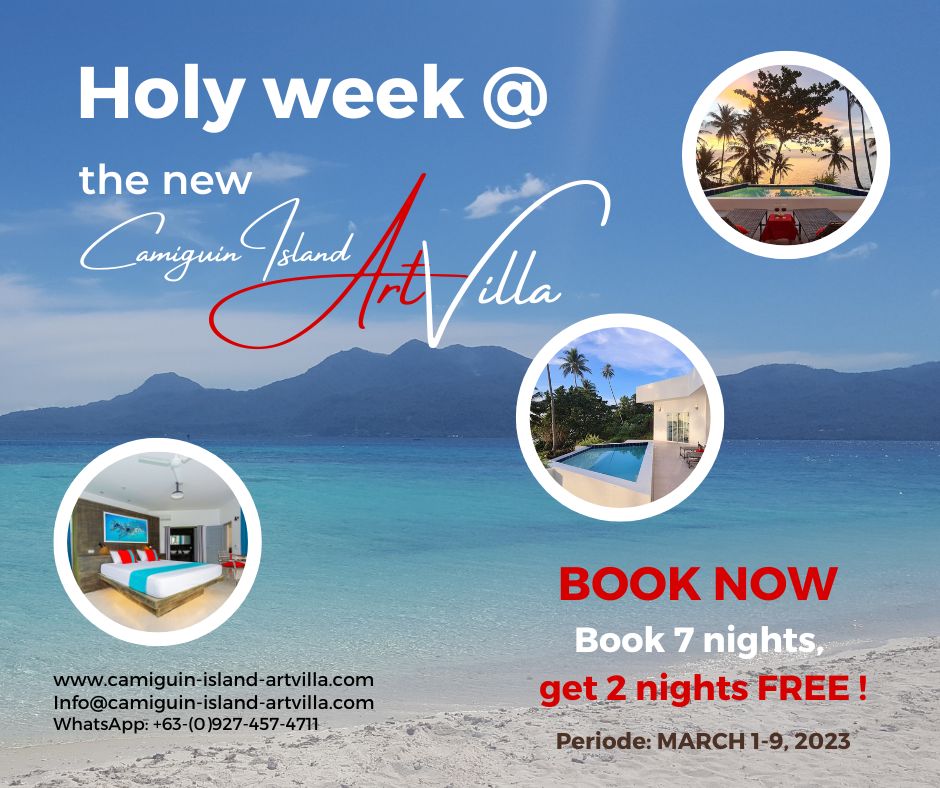 FB Add ArtVilla JAN2023 (Facebook Post) Easter Holiday Promo Artvilla Camiguin